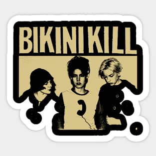 bikini kill Sticker